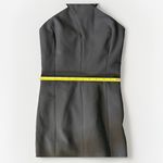 Elizabeth and James  Black Mila Halter Maxi Gown Slit Dress‎  Evening Designer XS Photo 14