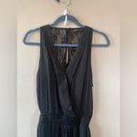 ZARA black wrap bodice jumpsuit size S Photo 9