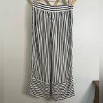 ZARA Striped Cherry Blossom Culottes Wide Leg Pants XS Photo 5