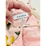 Moodie Belted Poplin Lemon Pleated Midi A Photo 4