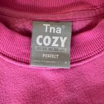 TNA Pink Cozy Crew Neck Sweater Photo 2