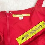 Gianni Bini  Red Sleeveless Scoop Neck Wide Leg Jumpsuit Spring Summer Size 4 New Photo 3