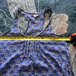 Aerie Blue Pleated Buttoned Tank Top Mini Dress SZ M Cute Colorful Feminine Y2K Photo 10