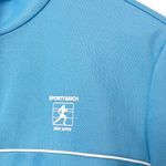 Sporty & Rich New Logo Print Zip Up Track Jacket Blue Womens Size Medium Photo 10