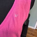 American Eagle  Pink Sweater Vest – Cozy & Trendy Knit Photo 4
