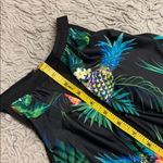 Tropical Swimsuit Black High Neck Mesh One Piece S Small New Green Photo 5