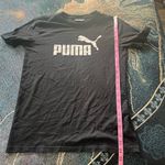 Puma Classic Logo T-Shirt Women’s XS Black White Cotton Crew Neck Athletic Tee Photo 10