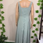 Elegant Sage Green Maxi Dress Size M Photo 13