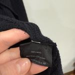 Eileen Fisher Black Washable Wool Crepe Sweater Vest Cardigan Size medium Photo 6