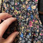 Daniel Rainn Daniel Rain size L - V neckline floral lace inset in back blouse. Photo 5