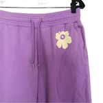 Marimekko Kioski Tirsat Unikko Trousers Floral Cotton Terry Lilac Medium GUC Purple Photo 3