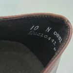 Munro American Women's Burgundy Leather Slip On Block Heel Dress Shoes Size 10 N Brown Photo 9