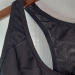 PINK - Victoria's Secret VS PINK L Athletic Racerback Bra In Black W White Dog Photo 4