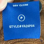 NONAME is Needed Cashmere Blend Sweater Vest Top in Brown Sz L Tan Size L Photo 4