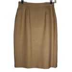 Vintage Kasper A.S.L. Skirt‎ Set Tan Size 4 Photo 9