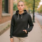 Hurley Classic Gray Hoodie Sweatshirt Small | Oversized Side Seam Pockets Photo 13