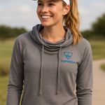 Cutter and Buck Topgolf x  Tie Breaker Hoodie L Gray Athleisure Golf Layering Photo 0