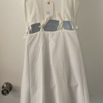 Love Riche 2/$30 Love Richie straps cutout white dress L Photo 6