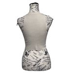 Aerie Beige Ribbed Crop Top Women’s Small Granola Girl Coastal Beach Casual Photo 4