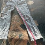 PacSun Ultra High Rise Slim Fit Jeans Light Wash Button Fly Size 23 Distressed Photo 10