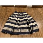 Eliza J mettalic stripe jacquard Embellished faille Rhinestone top & skirt set 6 Photo 10
