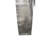 Lucky Brand Lucky‎ Brand Women's Jeans 90s Loose High Rise Metallic Crop Shiny Silver 4/27 Photo 2