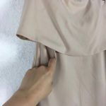 Lulus Lots of Love Beige Strapless Ruffle Bodycon Pencil Midi Dress XS Photo 11