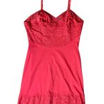 Vanity Fair Vintage Full Slip Womans 38 Used Red Photo 3