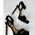 Veronica Beard black suede Darcelle Ankle Strap Stiletto Sandal (Women) 8.5 Photo 8