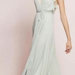 Wtoo by Watters Sage Green Melody Georgette Chiffon Maxi Dress 12 Bridesmaid Photo 0