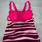 Nike Swim Wave Stripe Tankini Top Shirt Two Piece Bathing suit Swimwear Swimsuit New Summer Photo 3