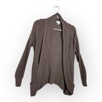Market & Spruce  Brown Open Front Knit Cardigan Cozy Minimalist Preppy Size M Photo 1
