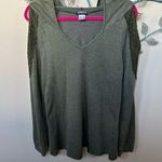 Venus ❤️ long-sleeve cold-shoulder hooded pullover top Sz M CLEARANCE Photo 0