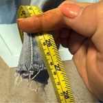 Hidden Jeans Tracey Straight Jean Light Wash Distress Frayed Hem‎ 26x27 Blue Size 26 Photo 3