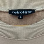 Retrofete Coleen Sweatshirt Mini Dress in Tan Size Large Photo 7