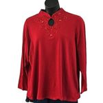 Belle by Kim Gravel TripleLuxe Embellished Keyhole Top Photo 1