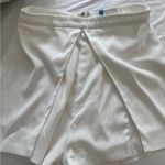 Meshki White Skorts with Wrap-Style Front Photo 0