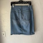 J Crew Denim Skirt Womens 28 Blue Knee Length Casual Stretch Jean Pencil Photo 5