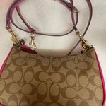 Coach Khaki Cerise Teri Shoulder Bag Photo 5
