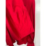 Lane Bryant 22/24 Womens Button Down Shirt Top Red Long Sleeves Cotton Spandex C Photo 5