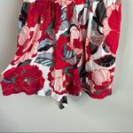 Cupcakes Cashmere off the shoulder‎ floral romper Red Size XS Photo 3