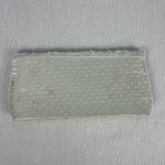 Vintage Handmade Floral Beaded Sequins Satin‎ Clutch White Photo 1