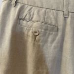 Garnet Hill  100% Linen Straight Leg Pants Size 8 Photo 9