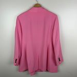CeCe  Pink Double Breasted Blazer Sz 16W Preppy Office Barbiecore Vibrant Trendy Photo 1