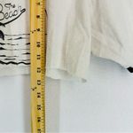 Bayside Heavyweight Ringer Cropped T Shirt The Beach Medium White Photo 2