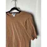 Pendleton Vintage Women's Brown Silk Blend Knit Short Sleeve Top Size Large Photo 1