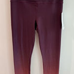 Athleta NWT Elation 7/8 Tight Leggings Red Ombre Size Small Photo 0