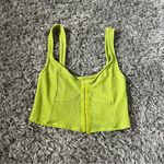 Urban Outfitters  Neon Green Crop Top size medium Photo 0