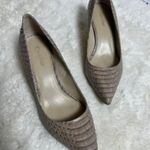 Calvin Klein Gorgeous leather snakeskin nude / pink kitten heel Photo 3