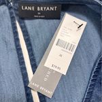 Lane Bryant  Chambray Flutter-Sleeve Smocked-Waist Romper Photo 5